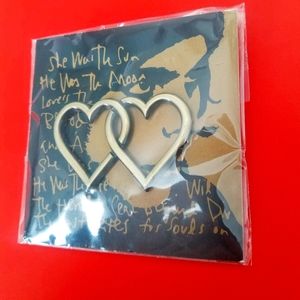 HIM pin heart ville valo gold